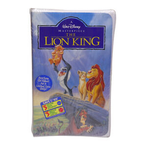 Walt Disney Masterpiece The Lion King VHS Tape - Sealed - Clamshell